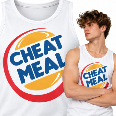 TANK TOP NA SIŁOWNIĘ CHEAT MEAL